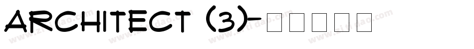 Architect (3)字体转换